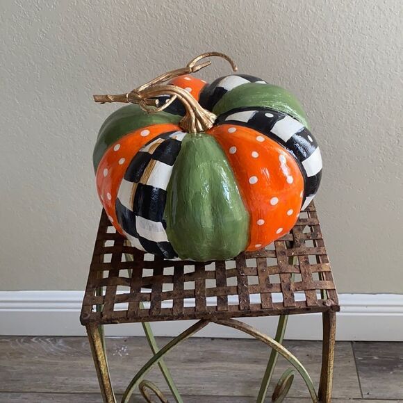 Hand Painted Pumpkin - Picture 1 of 6